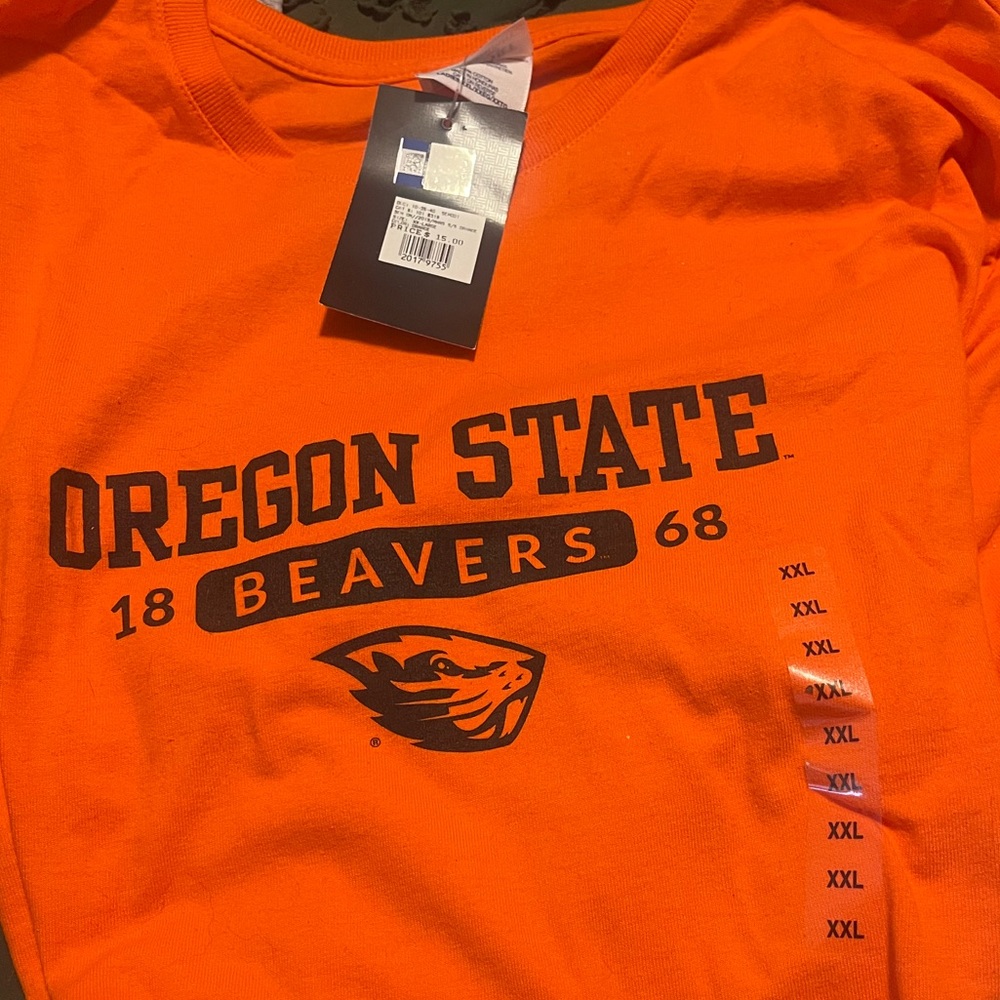 Oregon State Beavers Women's Orange Short Sleeve Tee